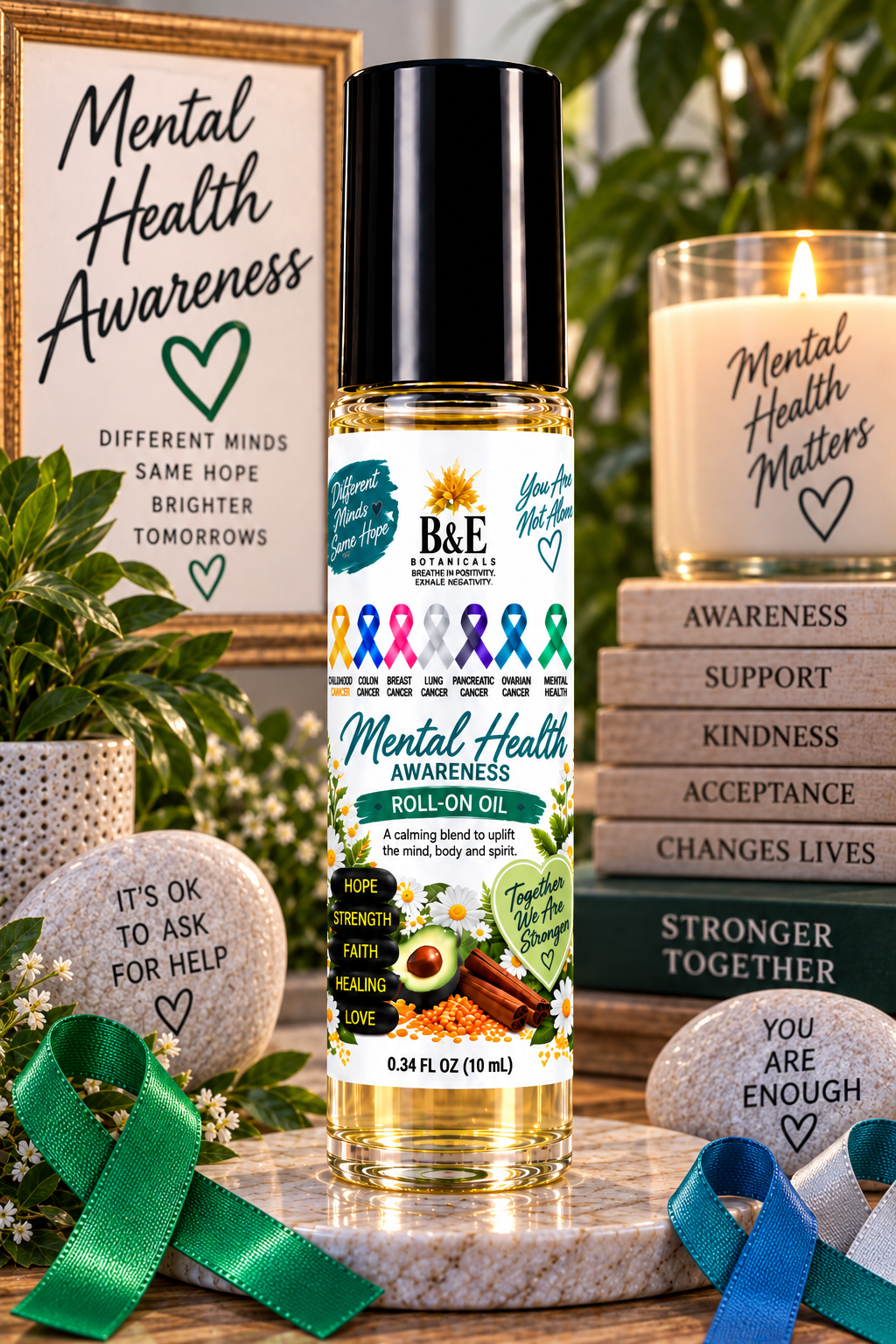 Mental Health Awareness Roll-On Oil