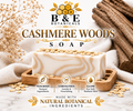 B&E Botanicals Cashmere Woods Soap clean mockup