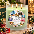 B&E Botanicals Essential Candle Line Casino candle