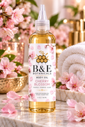 B&E Botanicals Cherry Blossom Body Oil, 4 oz