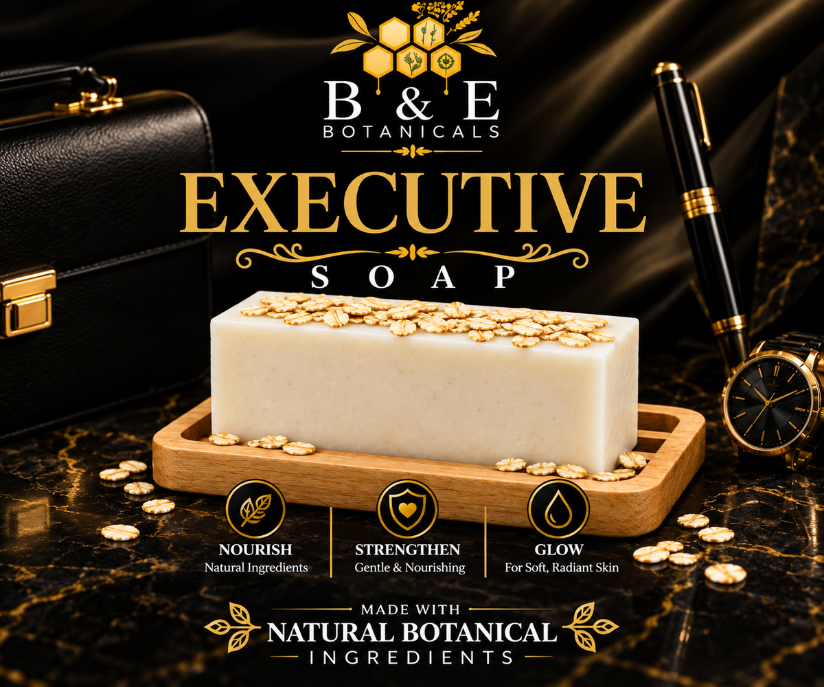 B&E Botanicals Executive Soap clean mockup