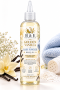 B&E Botanicals Golden Vanilla & Baby Powder Body Oil, 4 oz