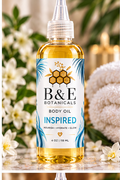 B&E Botanicals Inspired Body Oil, 4 oz