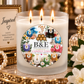 B&E Botanicals Essential Candle Line Inspired candle