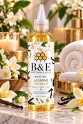 B&E Botanicals Jasmine Vanilla Body Oil, 4 oz